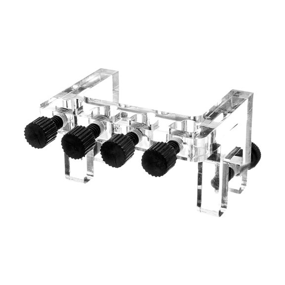 TOOYFUL Acrylic Fixture Holder Titration Pump Hose Holder Hanging s Sturdy Smooth Aquarium Pipe Hanger for Aquarium Seawater Tank