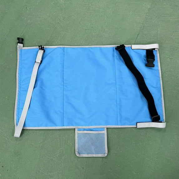 TOOYFUL Airplane Foot Hammock Kids Airplane Footrest Foldable Lightweight Airplane Must Haves for s Compact Travel Bed Blue