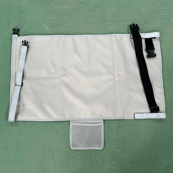 TOOYFUL Airplane Foot Hammock Kids Airplane Footrest Foldable Lightweight Airplane Must Haves for s Compact Travel Bed Gray