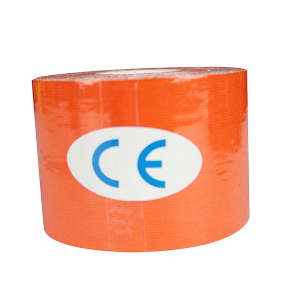 TOOYFUL Athletic Sport Tape Self Adhering Elastic Muscle Tape Wrap Cohesive Wrap Protective Tape for Chest Shoulder Football Swimming Orange