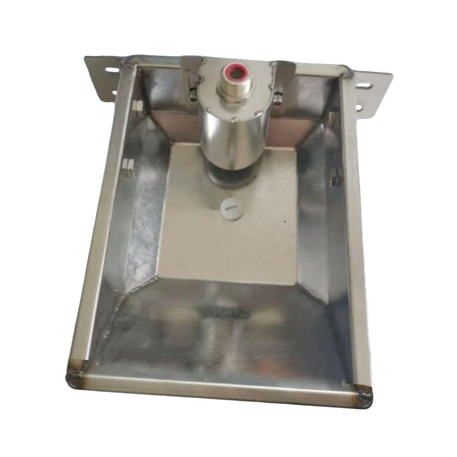 TOOYFUL Automatic Livestock Water Bowl Animal Drinker Watering Trough Feeder Feeding Livestock Waterer Stainless Steel for Cattle Pig M 31cmx26cm