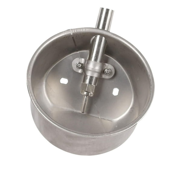 TOOYFUL Automatic Pig Waterer Heavy Duty Water Trough Animal Waterer Bowl Stainless Steel Pig Water Bowl for Piglets Pig Farm Animals M