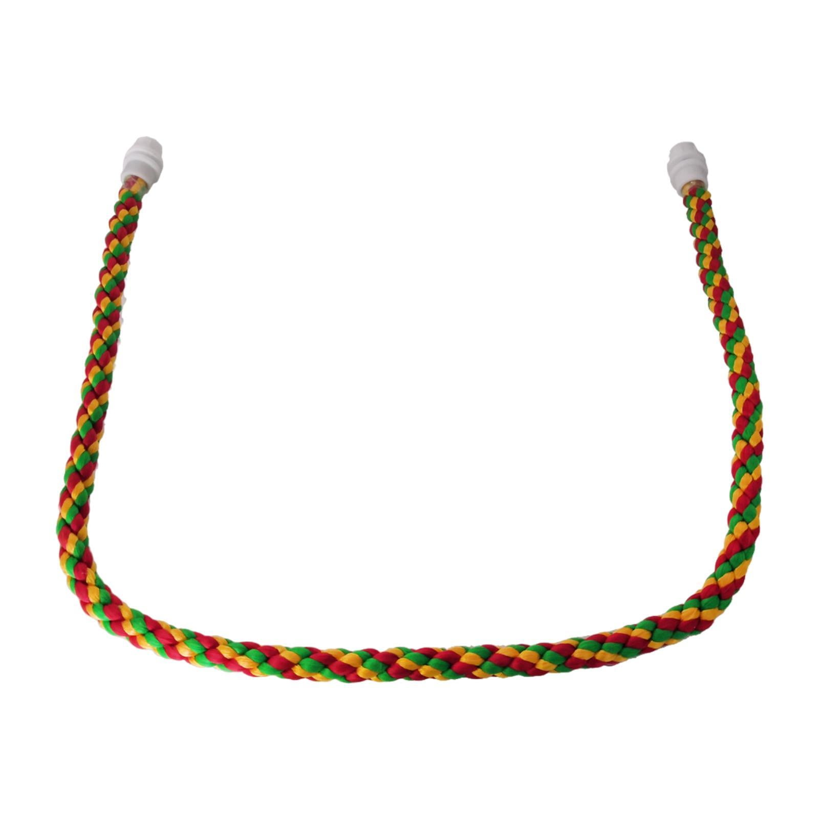 TOOYFUL Bird Rope Perch Cage Accessory Toy, Flexible Cotton Rope