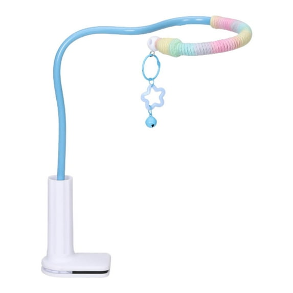 TOOYFUL Bird Stand Perch Stand for Macaw Budgies Multifunctional Lightweight Stable Desktop Bird Training for Indoor Outdoor Blue