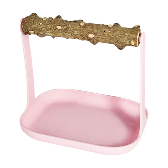 TOOYFUL Bird Stand Tabletop Desktop Training Stand for Cockatoo Cockatiels Parakeets rectangle base A