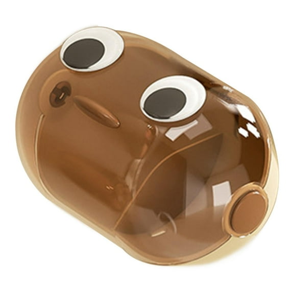 TOOYFUL Blender Holder Case Waterproof for Powder Puff Small Jewelry Storage Make up Brown