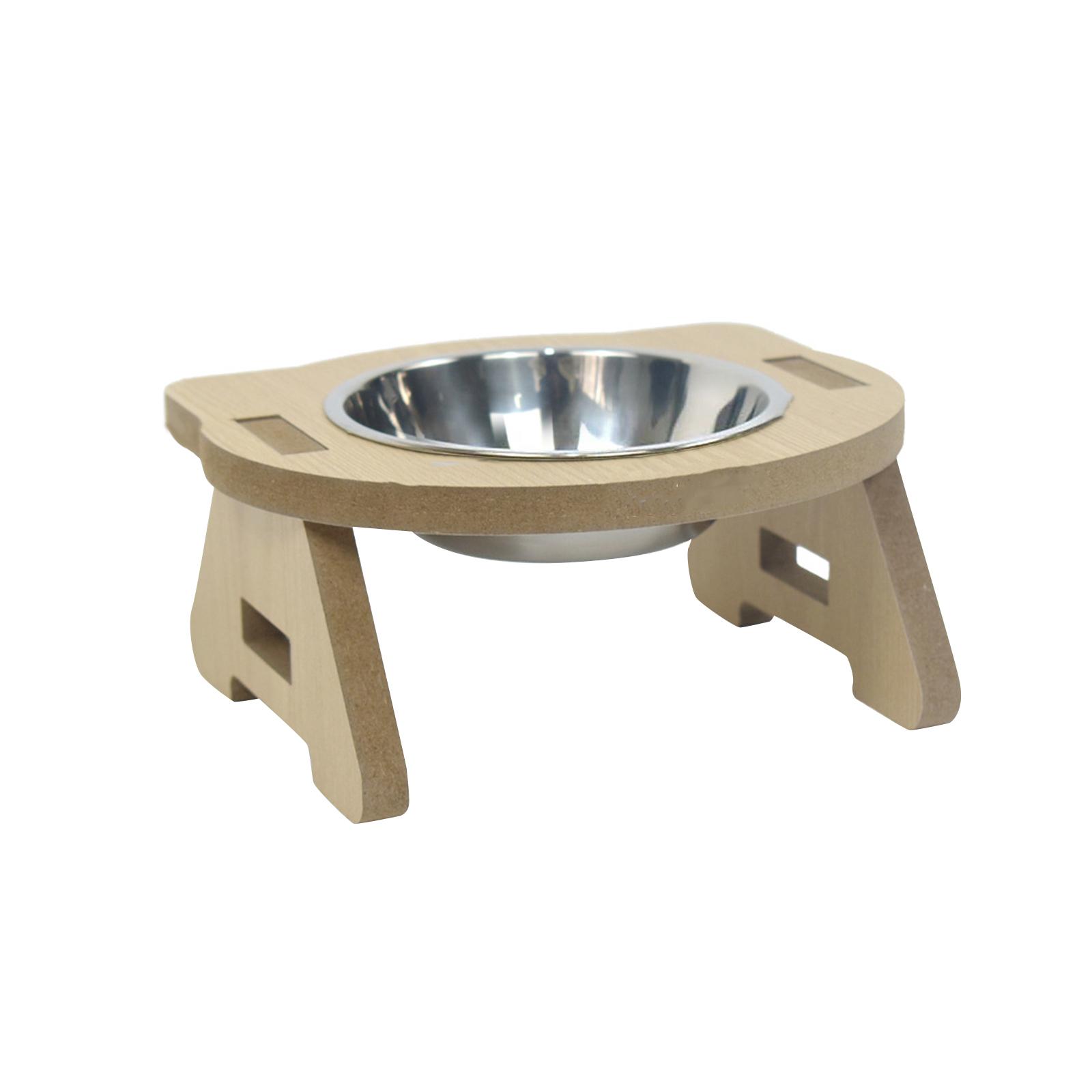 TOOYFUL Cat Bowl,Food and Water Pet Bowls,Raised,Portable,Stainless Steel,Pets Dish Feeding Bowl,Dog Cat Food Bowl,for Cats and Puppy single bowl