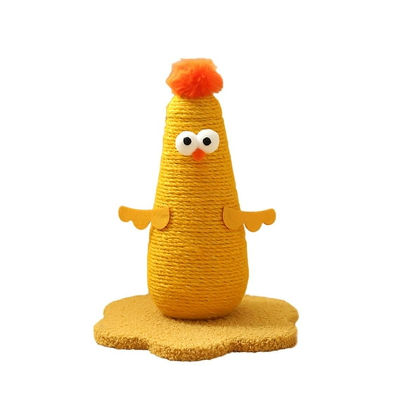 TOOYFUL Cat Cat Grinding Paws Post Cat Climbing Tree Pet Toy Funny Scratcher Frame Scratcher for for Kitten yellow S