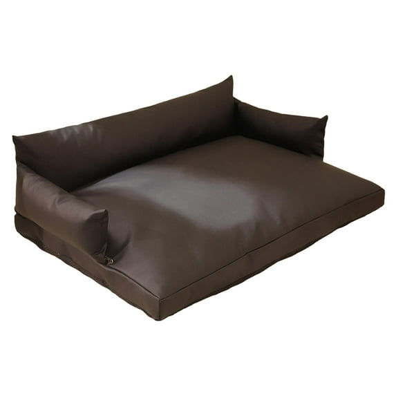 TOOYFUL Cat Couch Cat Sofa Easy to Clean Portable Soft Fashionable Comfortable for Medium Small Dogs Cats Pet Bed Puppy Sleeping Bed Rectangle Black