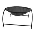 thumbnail image 1 of TOOYFUL Cat Elevated Bed Raised Cat Cot Sleeping Scratch Resistant with Iron Frame Breathable Raised Cat Sleeping Bed Cat Hammock Bed black, 1 of 9