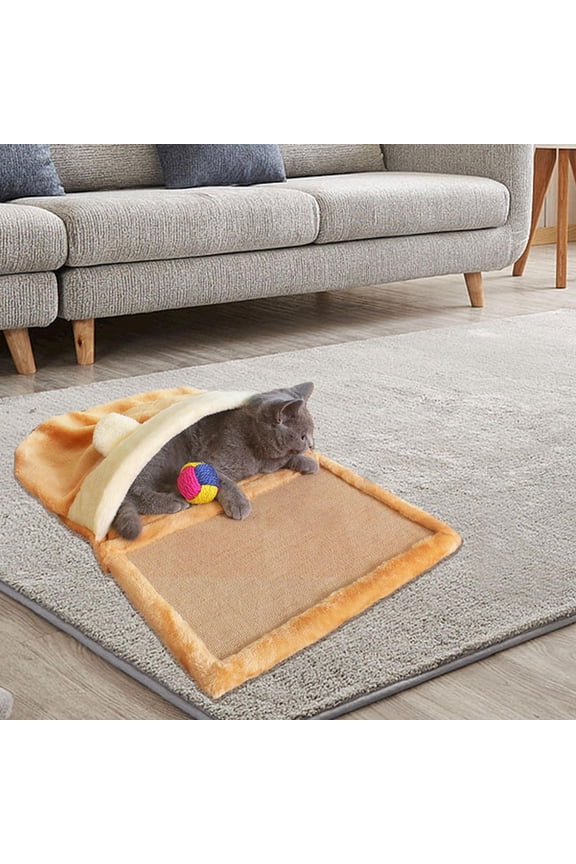 Cat Nest Cat Scratch Pad Playing Toy Prevent Furniture Damage Scratching Mat Grinding Claw Bed for Bedroom Porch Indoor Kitty