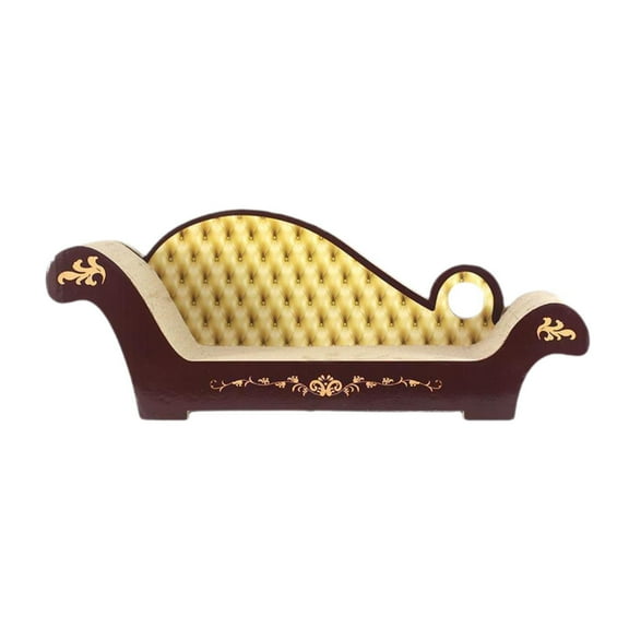 TOOYFUL Cat Scratching Board Scratch Pad Sofa Shape Cardboard Furniture Protector Interactive Toy Cat Scratcher Bed for Grinding Claw