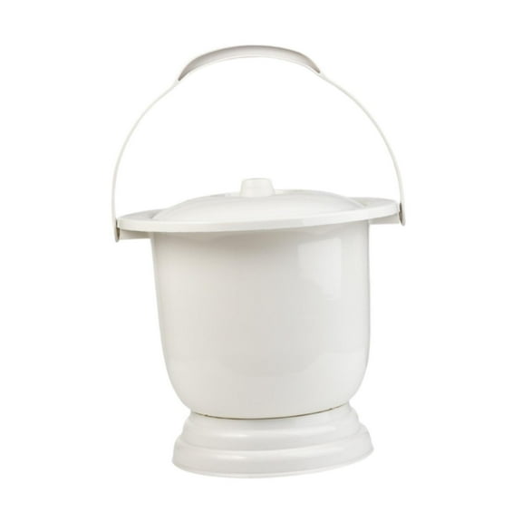 TOOYFUL Chamber Pot al Pot Thickened Toilet Portable Bedpan Spittoon al with Lid for Adults Children Home Use Women Men Elder White