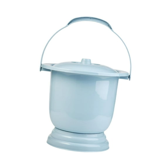 TOOYFUL Chamber Pot al Pot Thickened Toilet Portable Bedpan Spittoon al with Lid for Adults Children Home Use Women Men Elder blue