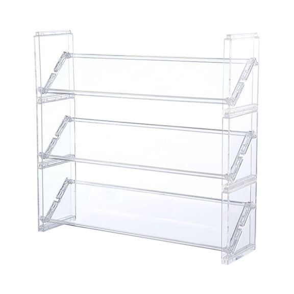 TOOYFUL Clear Makeup Organizer Cosmetic Storage Organizer Jewelry Holder Display Case for Daughter Bathroom Counter Wife 3 Tier L