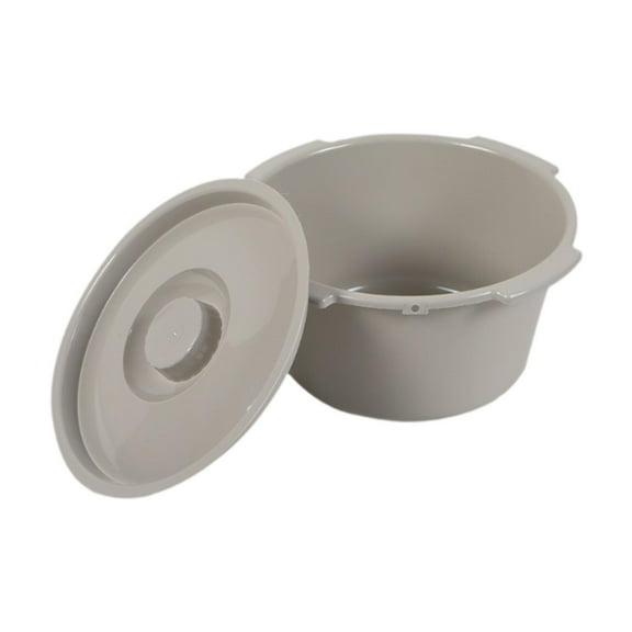 TOOYFUL Commode Bucket Bucket Container Mobile Toilet Comfortable Sturdy Lightweight Multiuse Commode Pail for Adults Seniors Elderly