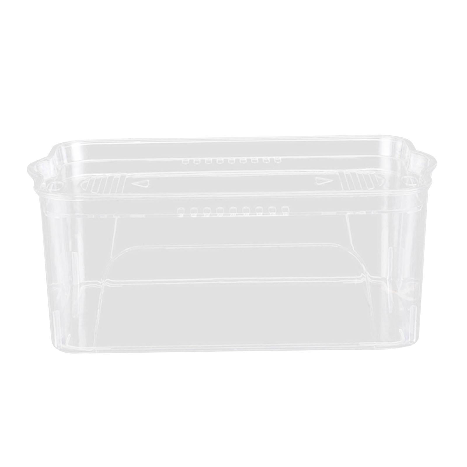 TOOYFUL Desktop Tank Bowl with Lid Ventilation Hole Portable Aquarium Tank Turtle Tank for Desks Coffee Table Living Rooms 36cmx26.5cmx11.5cm