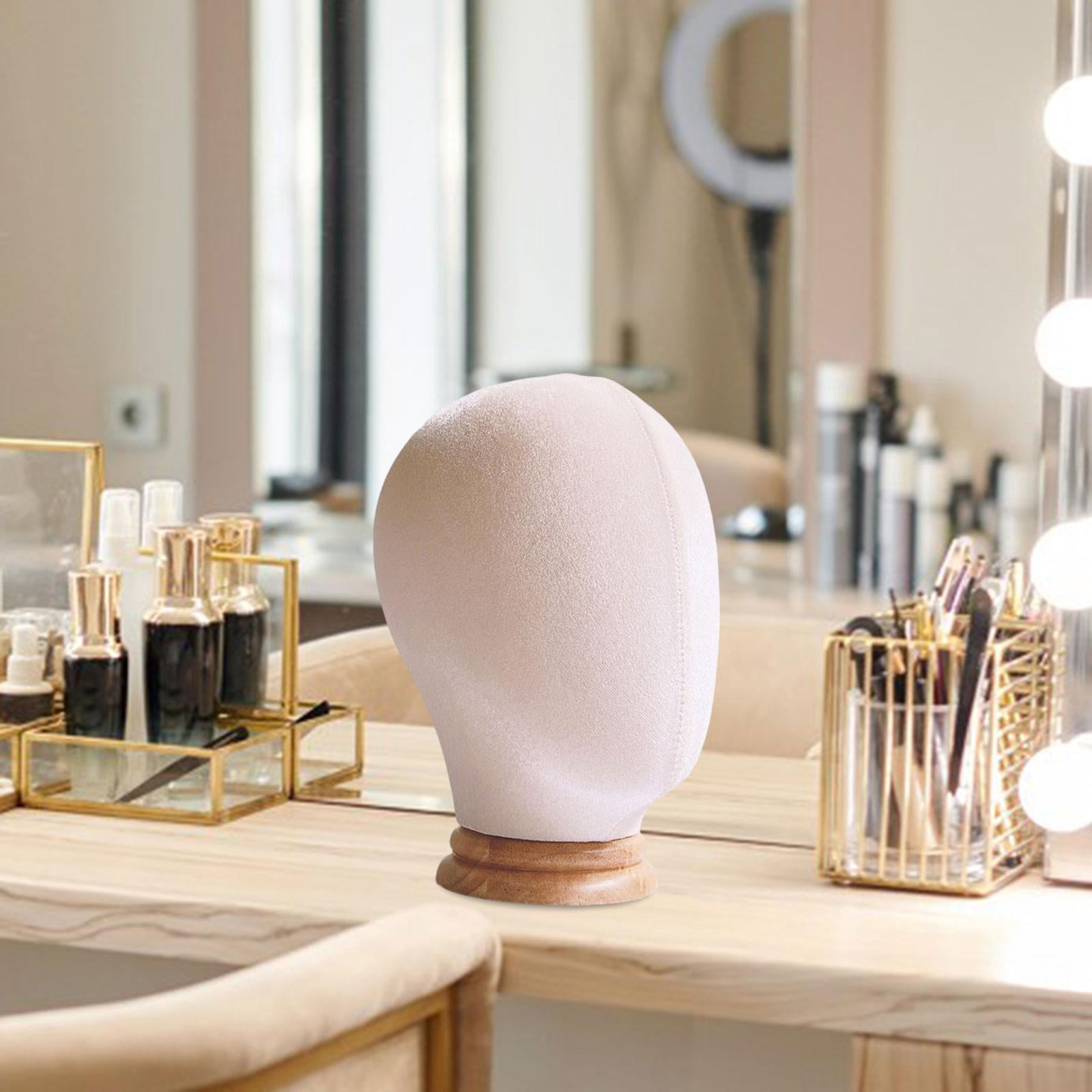 TOOYFUL Display Head Mannequin Head Display for Beauty Salon or Shop Display beige