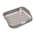 thumbnail image 1 of TOOYFUL Dog Potty Toilet Dog Litter Potty to Clean Pet Litter Tray Portable Indoor Pet Dog Training Toilet for Doggy Light Gray, 1 of 9