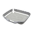 thumbnail image 1 of TOOYFUL Dog Potty Tray, Reusable Puppy Toilet, Sturdy Pee Mesh Training Tray,Pet Training,Toilet Pee Pad Holder, for Dogs Gray, 1 of 10