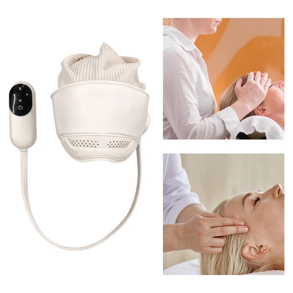 TOOYFUL Electric Head Massager Care Head Relaxation Head Hair Scalp Massager for Men Massager and Hat