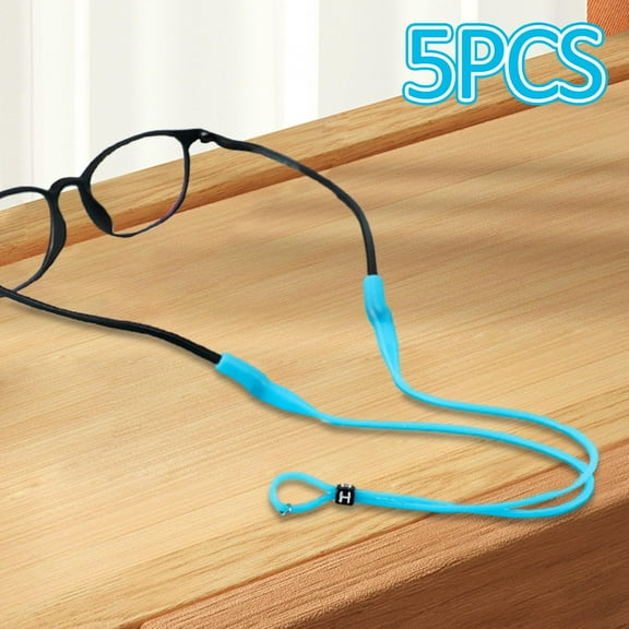 TOOYFUL Eyeglasses Strap Eyewear Cord Retainer Eye Glass Accessories Glasses String Strap Sunglasses Lanyard for Home Swimming Soccer Light Blue