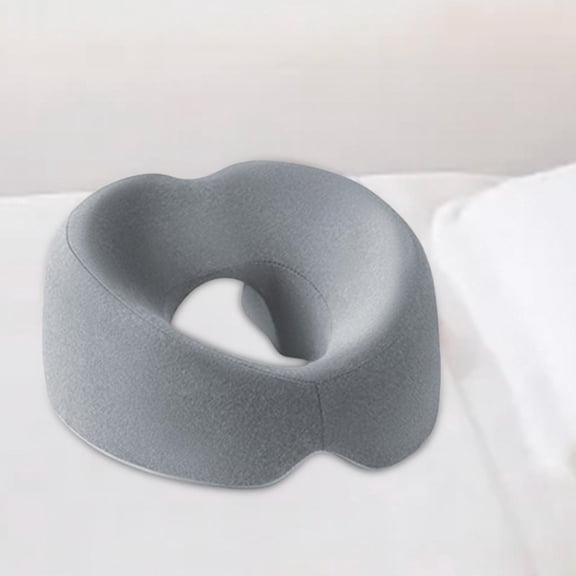 TOOYFUL Face Down Pillow Memory Foam Pillow Pillow Home Massage ding Pillow for Salons Home Plane Men Women Gray