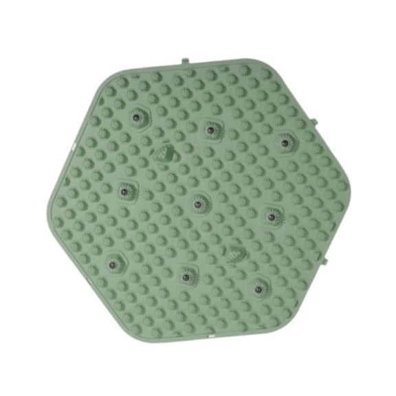TOOYFUL Foot Massager Mat Massage Pad Portable Relaxing Folding Foot Press Pad for Bedroom Gym Office Dorm Household green