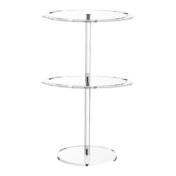 TOOYFUL Glasses Display Stand Eyeglasses Storage, 2 Layer Clear Gift,Easy to Install,Sunglass Display Rack Shelf Sunglasses Organizer