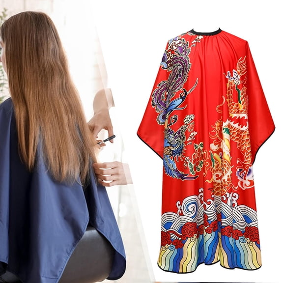 TOOYFUL Hair Cutting Apron Salon Apron Cooking Apron Hair Stylist Apron Hairdresser Barber Apron for Home Use Party Favors Adults Man Red