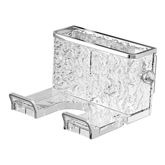 TOOYFUL Hair Dryers Holder Hair Straightener Stand Salon Storage Hair Care Tools Organizer Multifunctional Punch- Hair Dryers Rack clear