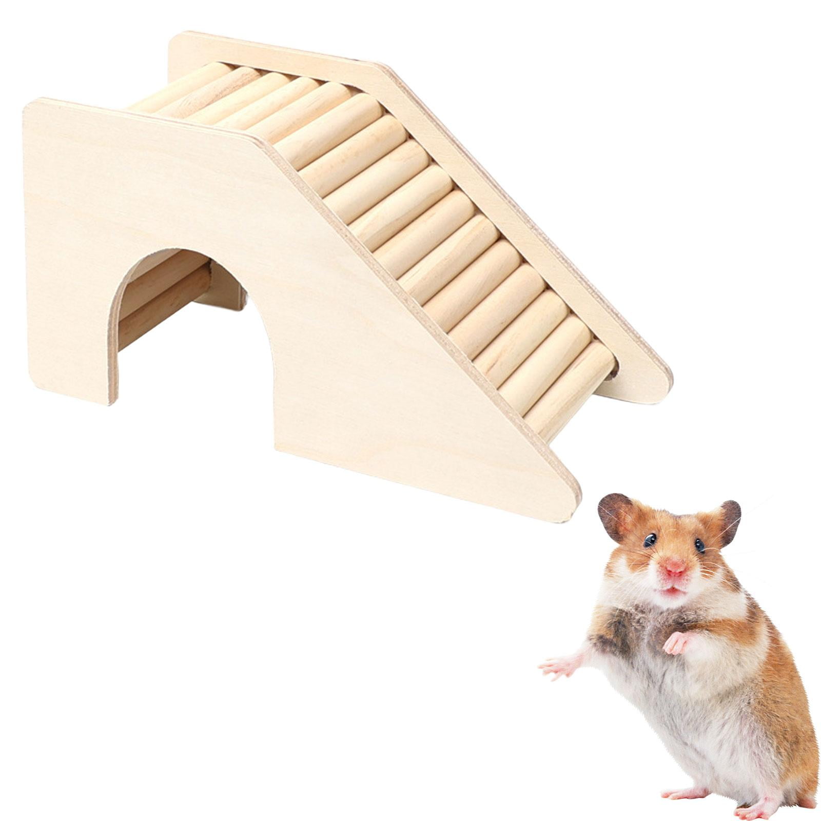 TOOYFUL Hamster Climbing Toy Hide and Seek Durable Animal Climbing Stair Rest and Exercise for Similar Sized Pets Pet Toy Guinea Pigs Ladder