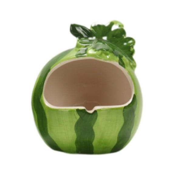TOOYFUL Hamster House, Small Animal Hiding Place, Cute Nest, Hamster Cage Accessories, Cave, Hamster Hiding Place, Fruit Shape for Small Pet Gerbils Watermelon