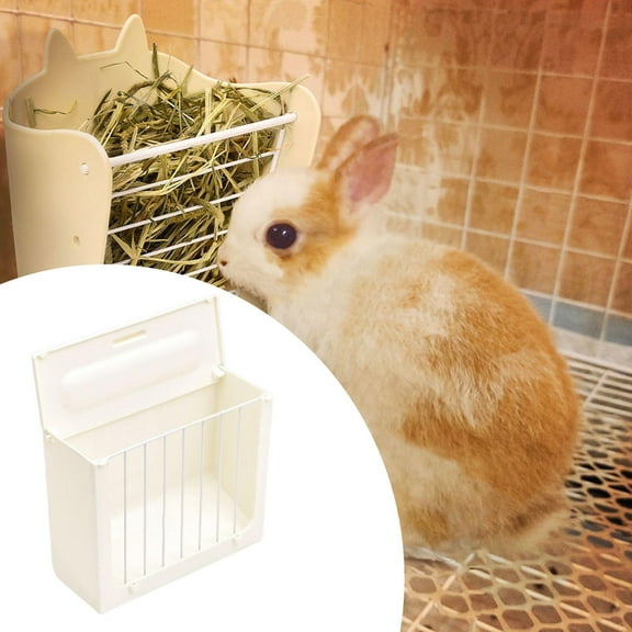 TOOYFUL Hay Feeder Bowl for Guinea Pig Chinchillas Ferret A