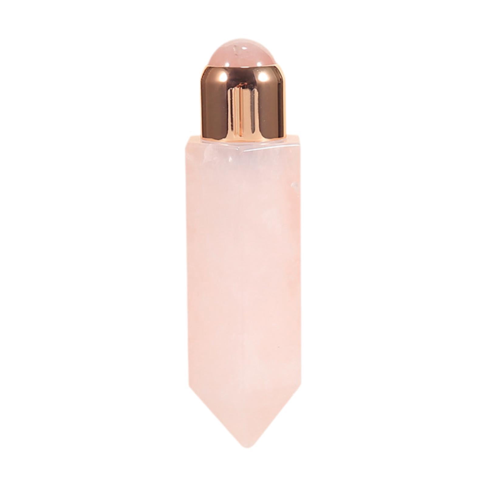 TOOYFUL Jade Facial Roller Body Massager Handheld Face Massager for Eyes Face Beauty pink