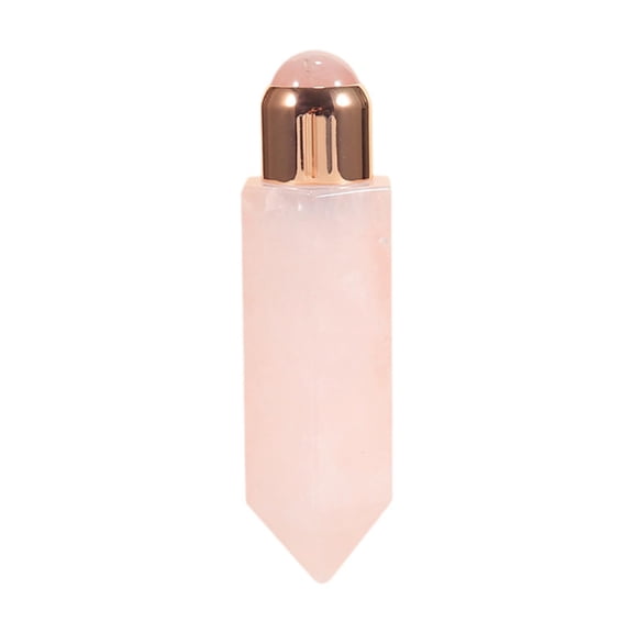 TOOYFUL Jade Facial Roller Body Massager Handheld Face Massager for Eyes Face Beauty pink