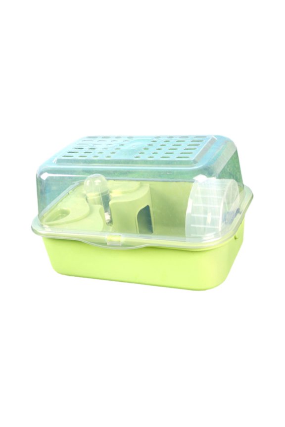 Large Hamster Cage,Small Animal Cage,Ventilation,Cute Small Pets Habitat Mice and Rat Habitat Hamster Habitat for Gerbils Rats green