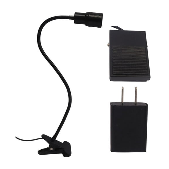 TOOYFUL Lash Light for Eyelash with Clip 5W Flexible Gooseneck,Portable with Foot Pedal for Beauty, Studio, Lash Technicians Home