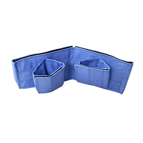 TOOYFUL Leg Strap Restraint Widened Prevent Sliding Seat Belt Restraint Sturdy Foot Rest Blue