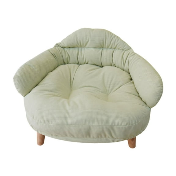 TOOYFUL Lounge Chair Cat Furniture Washable Frame Kennel Pet DIY Assembly Wooden Breathable Sturdy Wood Frame Sofa for Indoor Dog Cat