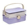 thumbnail image 1 of TOOYFUL Makeup Train Case Portable Makeup Bag Gift Beauty Tool Multifunctional Beauty Cosmetic Box Vanity Case for Toiletry Cosmetics violet, 1 of 10