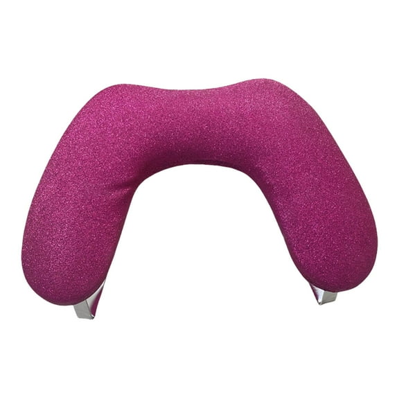 TOOYFUL Manicure Armrest Nail Hand Rest for Nails Tech Comfortable Non Slip Accessories Multiuse Supplies Manicure Cushion PU Leather Dark Pink