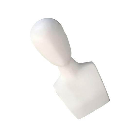 TOOYFUL Mannequin Head Hair Salon Art Decoration Model for Headdress Necklace Making S