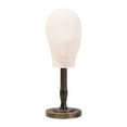 thumbnail image 1 of TOOYFUL Mannequin Head Model Hat Display Stand Height 56cm Multifunctional Head Wooden Support for Barbershop Practical C, 1 of 10