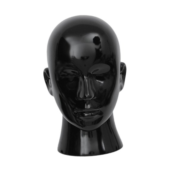 TOOYFUL Mannequin Head Stand Hairpieces Display Holder Home Decor Display Holder,for Hairpieces,Headwear,Styling,Barbershop Home black