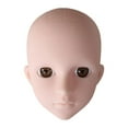 thumbnail image 1 of TOOYFUL Mannequin Training Head, Practice Makeup Doll, Portable Model, Cosmetology Face Head for Eyelash Extensions Beginner Grafting Brown Eyes, 1 of 9