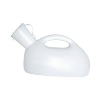 TOOYFUL Men Urine Bottle Leakproof 1500ml Urinary Container for Seniors Home Driving White