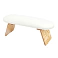 thumbnail image 1 of TOOYFUL Nail Arm Rest Cushion Hand Cushion Portable Mat Practical Wood Base Washable Manicure Hand Rest Collapsible for Desk Nail, 1 of 10