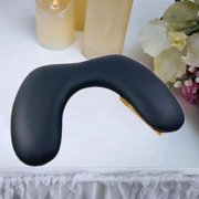 TOOYFUL Nail Arm Rest Cushion U Shape Portable Armrest for Home DIY Holiday Personal black