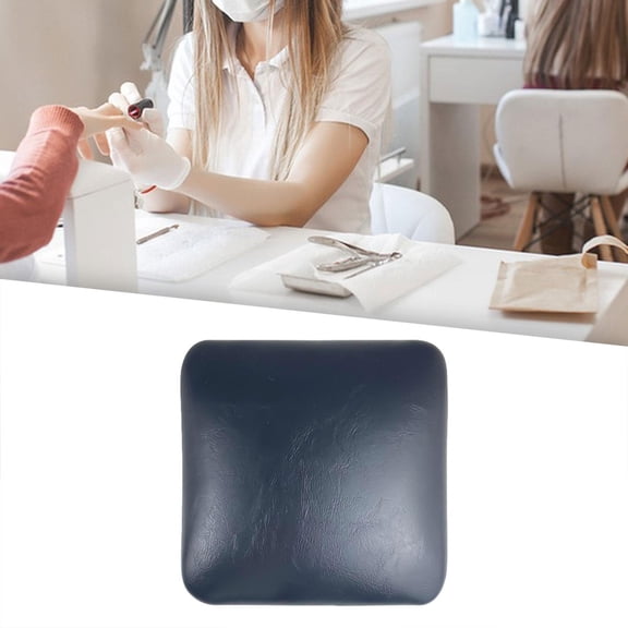 TOOYFUL Nail Arm Rest for Elbow Elbow Hand Rest,Soft,Easy to Clean,Non Slip Microfiber Leather Elbow Pad Cushion for Salons Manicure black